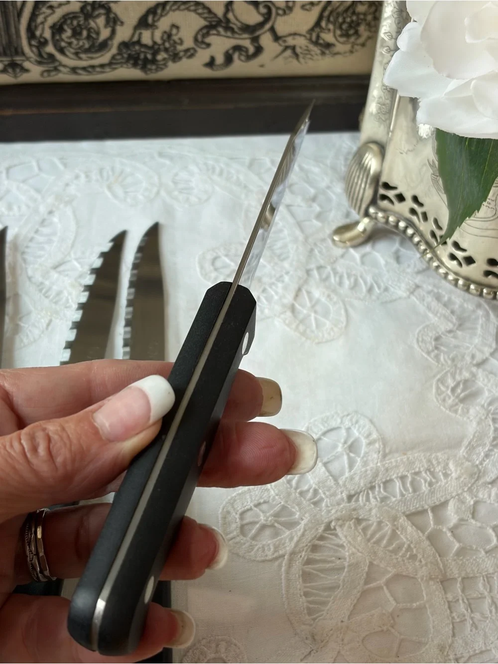 Ginsu 2000 serated knife set
